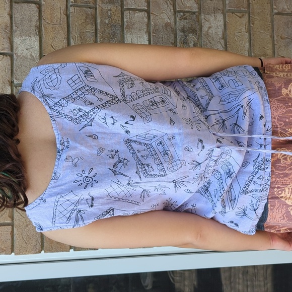 Purple Hemp Tank Top - Picture 2 of 7